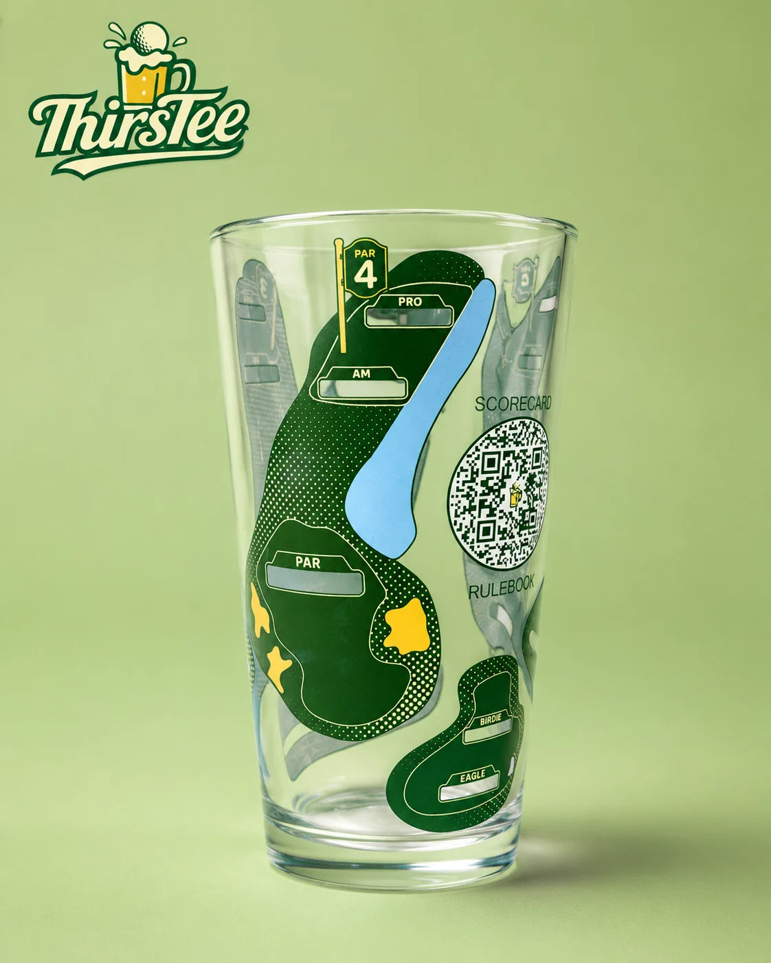 ThirsTee-glaset i närbild
